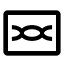black and white icon of scalable architecture