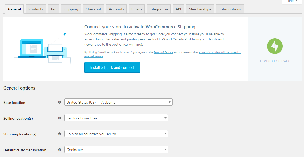 General WooCommerce Settings