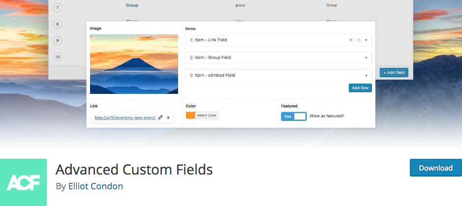 Advanced Custom Fields WooCommerce