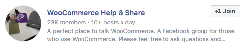 Woocommerce Help and Share Facebook