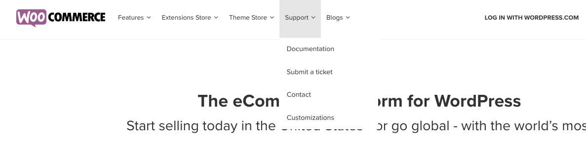 Official WooCommerce Site