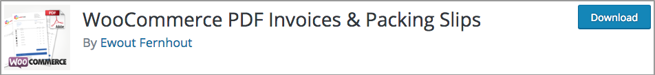 WooCommerce PDF Invoices Packing Slips