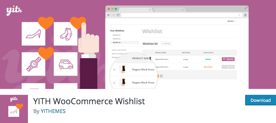 YITH WooCommerce Wishlist
