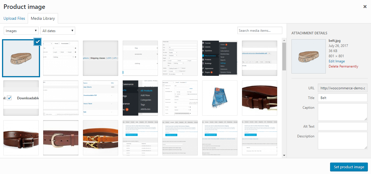 WooCommerce Product Image Library