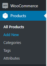 WooCommerce Products Add New