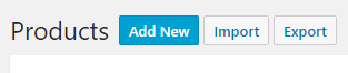 Products Add New Button