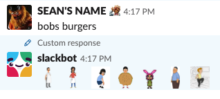 bobs burgers characters slackbot