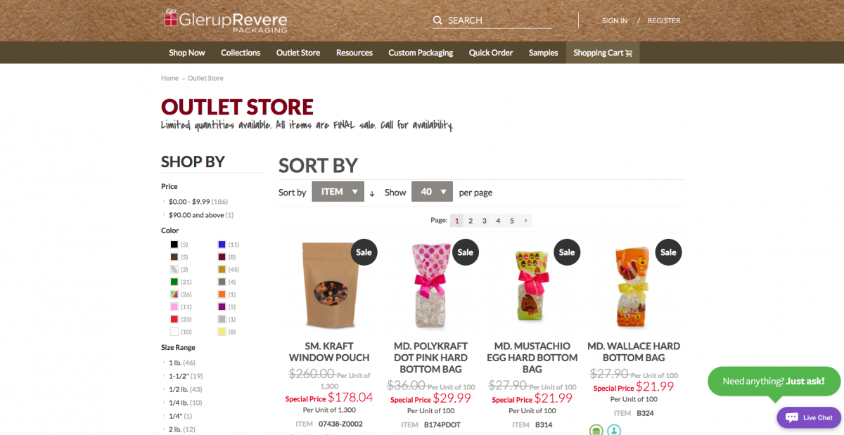 GlerupRevere Packaging