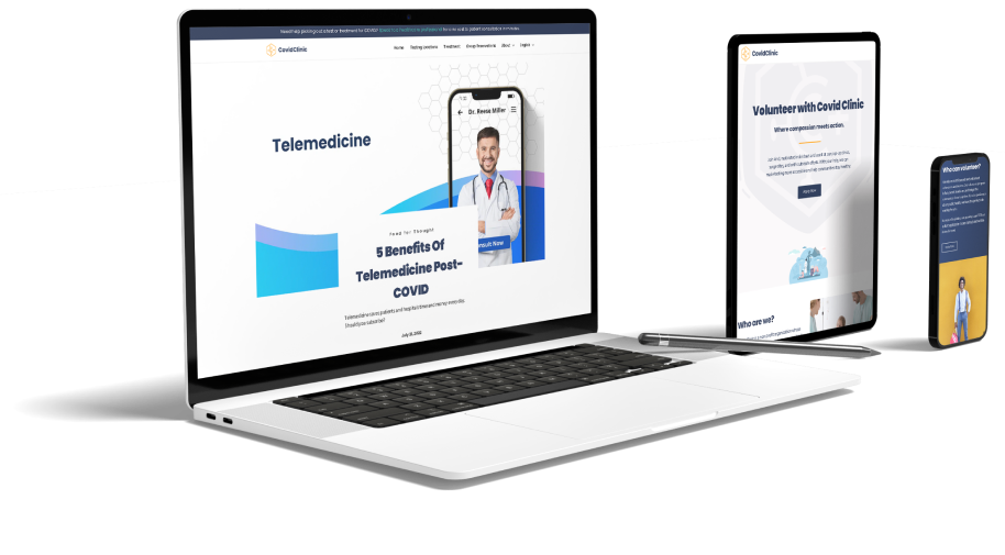 covid clinic case study image