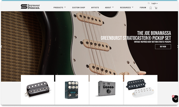 seymour duncan homepage