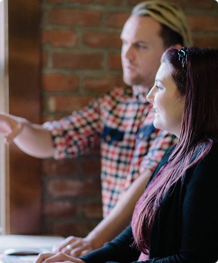 built mighty employees working on an seo optimized online store 