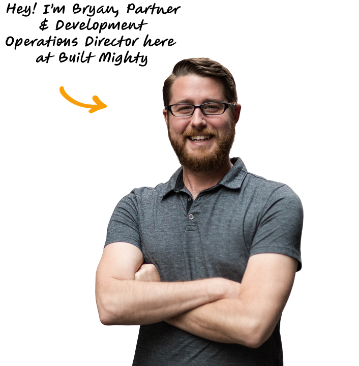 built mighty employee bryan partner and development operations director on digital marketing page