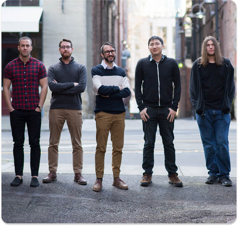 built mighty development team on street in seattle