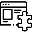 black and white logo  custom plugin development